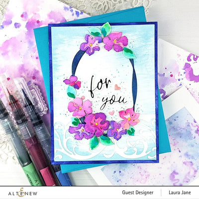 Part A-Glitz Art Craft Co.,LTD Hot Foil Plate Sweet Sentiments Hot Foil Plate Set