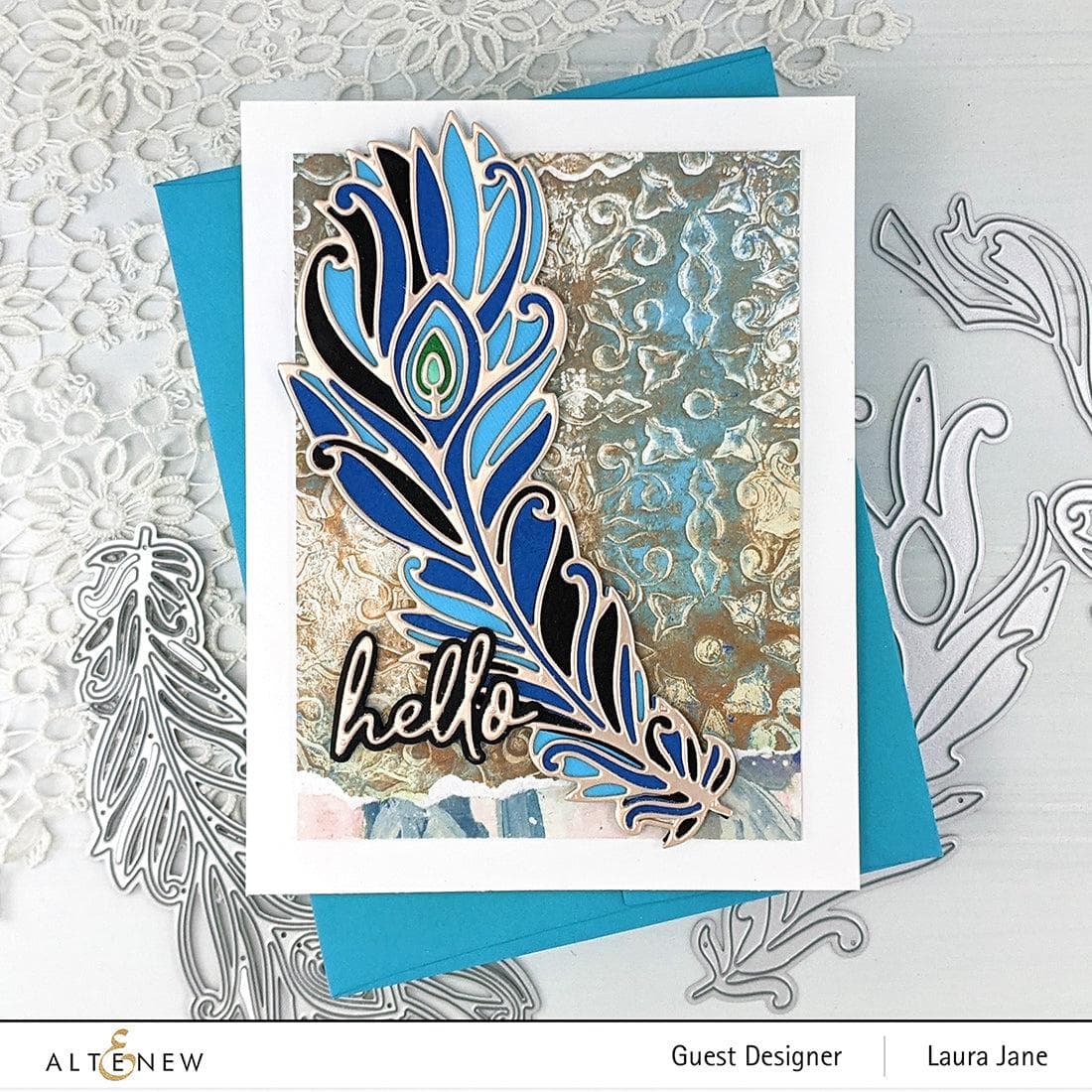 Part A-Glitz Art Craft Co.,LTD Hot Foil Plate Sweet Sentiments Hot Foil Plate Set