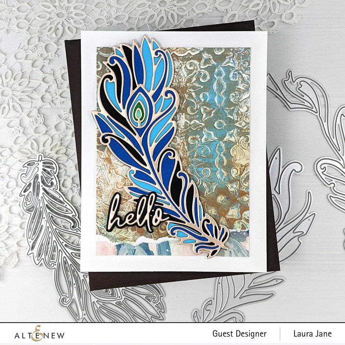 Part A-Glitz Art Craft Co.,LTD Hot Foil Plate Sweet Sentiments Hot Foil Plate Set