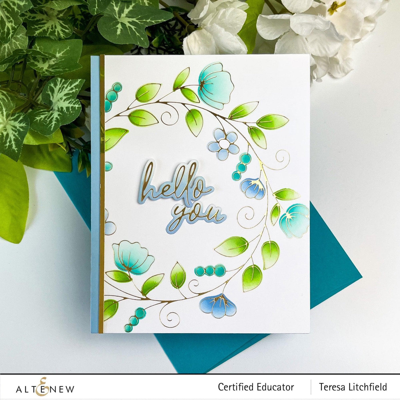 Part A-Glitz Art Craft Co.,LTD Hot Foil Plate Sweet Sentiments Hot Foil Plate Set