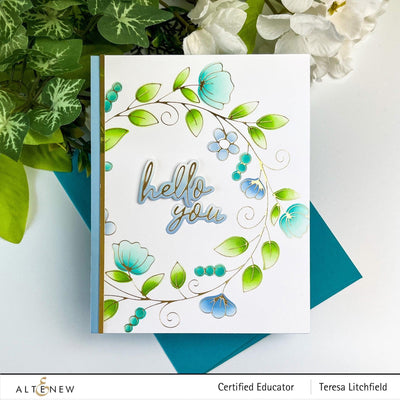 Part A-Glitz Art Craft Co.,LTD Hot Foil Plate Sweet Sentiments Hot Foil Plate Set