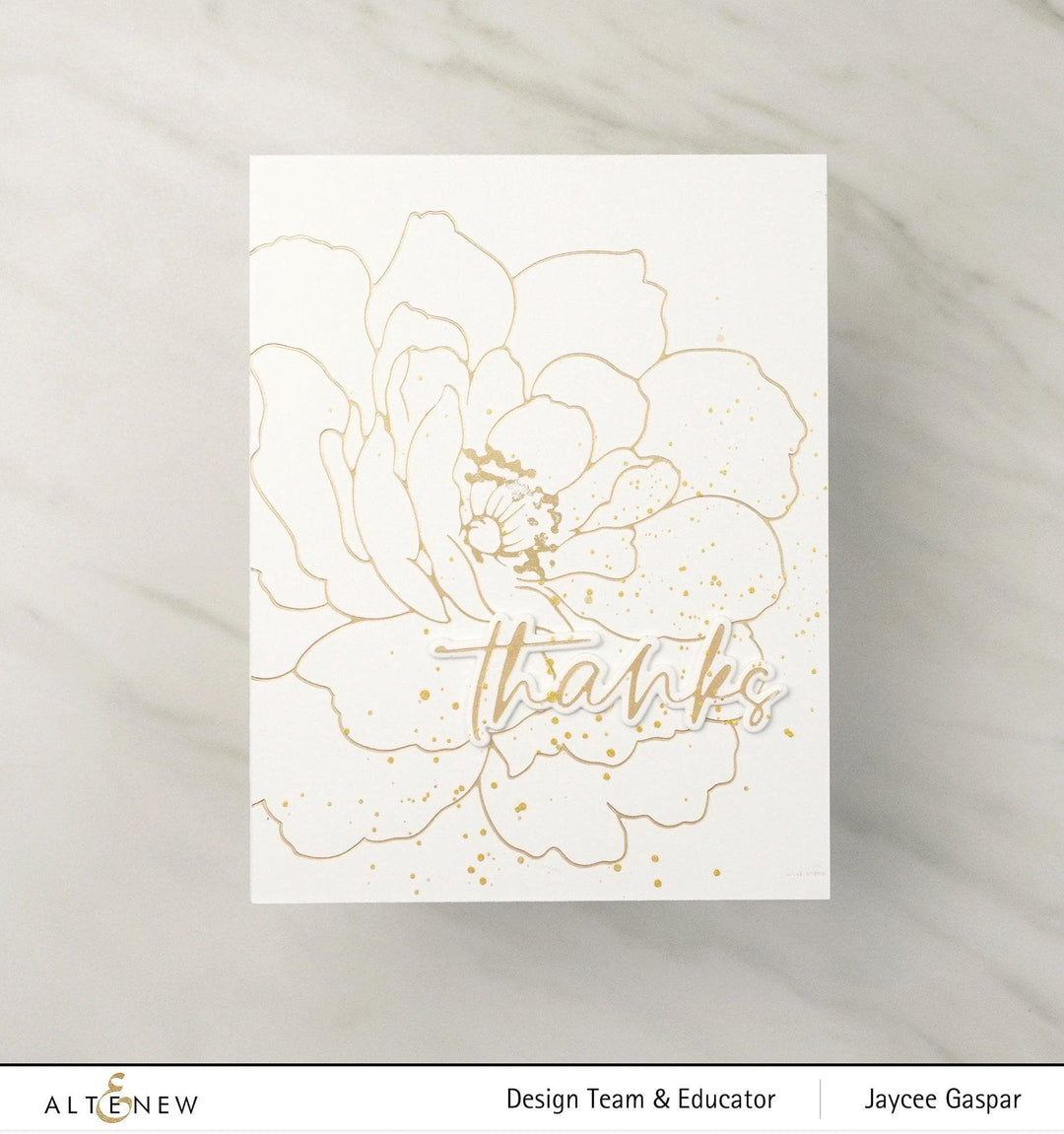 Part A-Glitz Art Craft Co.,LTD Hot Foil Plate Sweet Sentiments Hot Foil Plate Set