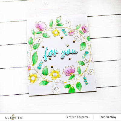 Part A-Glitz Art Craft Co.,LTD Hot Foil Plate Sweet Sentiments Hot Foil Plate Set