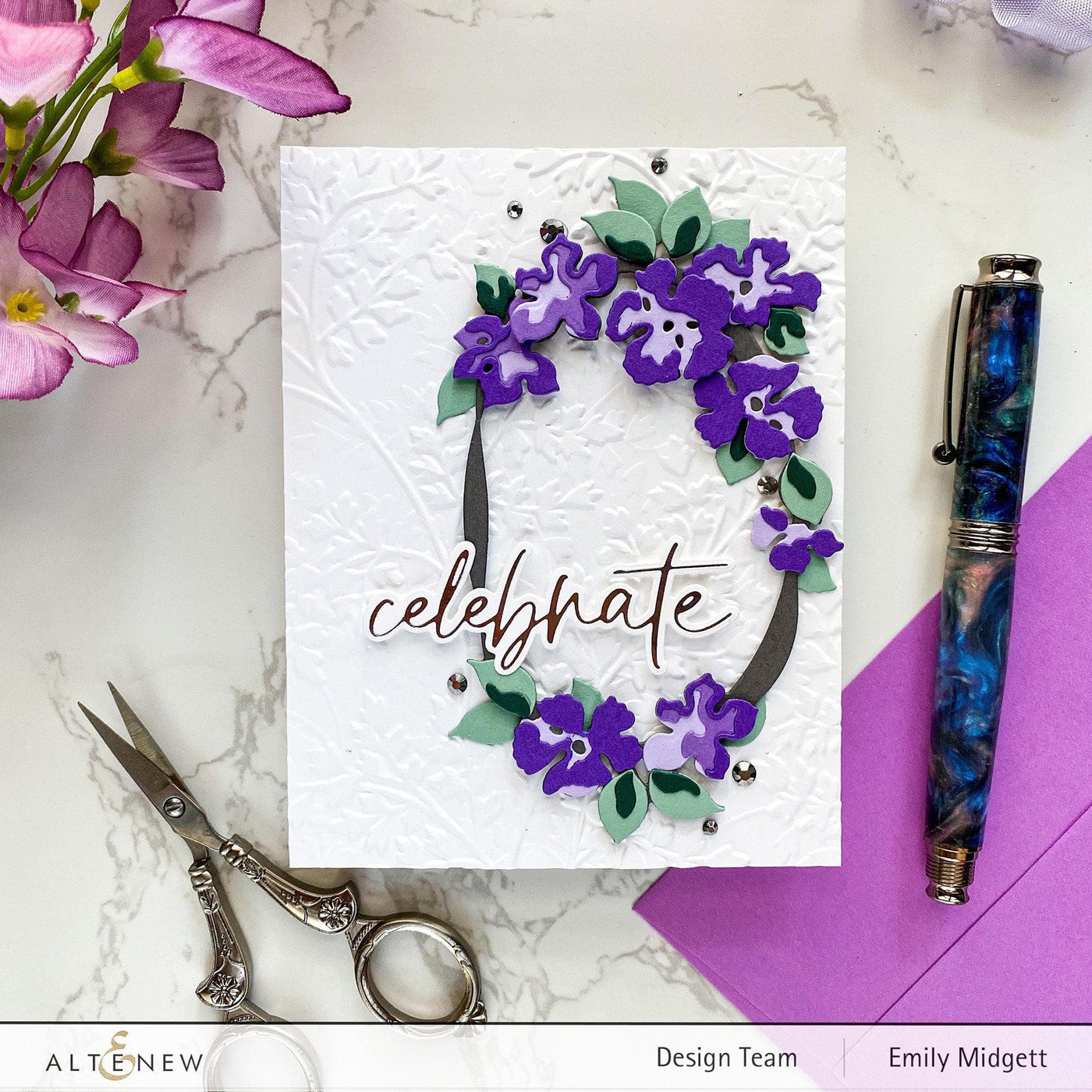 Part A-Glitz Art Craft Co.,LTD Hot Foil Plate Sweet Sentiments Hot Foil Plate Set