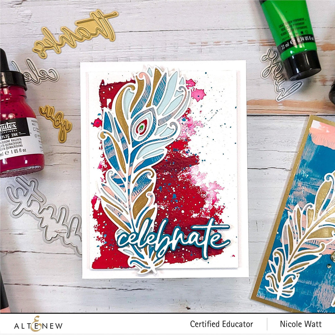 Part A-Glitz Art Craft Co.,LTD Hot Foil Plate Sweet Sentiments Hot Foil Plate Set