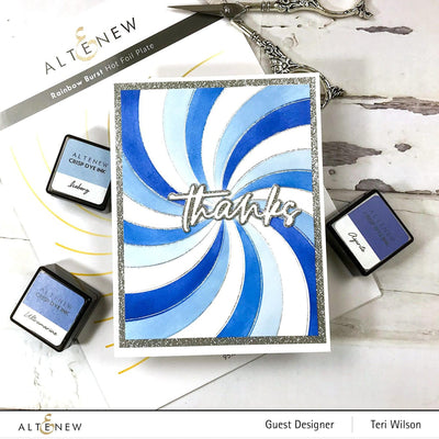 Part A-Glitz Art Craft Co.,LTD Hot Foil Plate Sweet Sentiments Hot Foil Plate Set