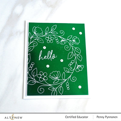 Part A-Glitz Art Craft Co.,LTD Hot Foil Plate Sweet Sentiments Hot Foil Plate Set