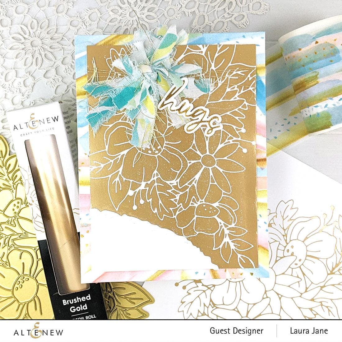 Part A-Glitz Art Craft Co.,LTD Hot Foil Plate Sweet Sentiments Hot Foil Plate Set