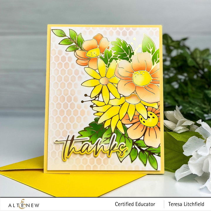 Part A-Glitz Art Craft Co.,LTD Hot Foil Plate Sweet Sentiments Hot Foil Plate Set