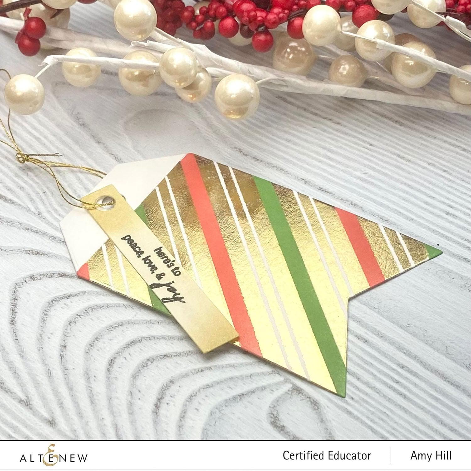 Tiny Festive Patterns Hot Foil Plate Set (4 in 1) | Altenew