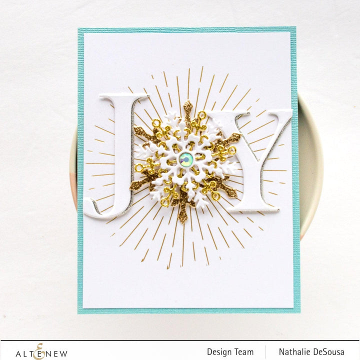 Part A-Glitz Art Craft Co.,LTD Hot Foil Plate Tiny Festive Patterns Hot Foil Plate Set (4 in 1)