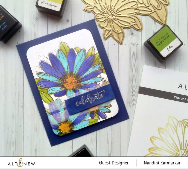 Part A-Glitz Art Craft Co.,LTD Hot Foil Plate Vibrant Florals Hot Foil Plate