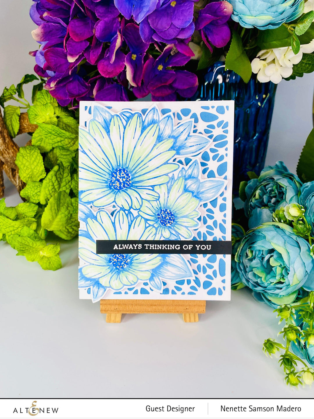 Part A-Glitz Art Craft Co.,LTD Hot Foil Plate Vibrant Florals Hot Foil Plate