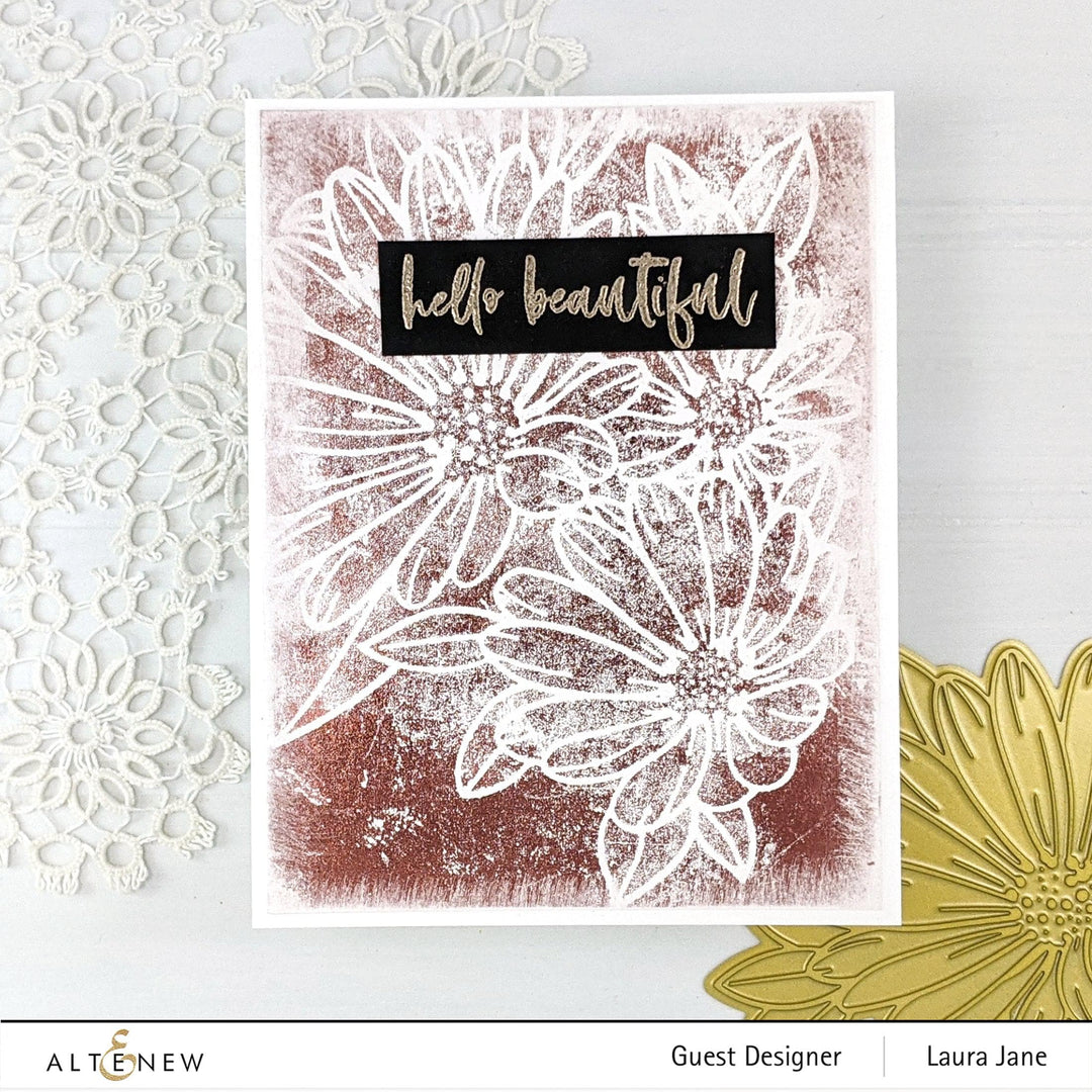 Part A-Glitz Art Craft Co.,LTD Hot Foil Plate Vibrant Florals Hot Foil Plate