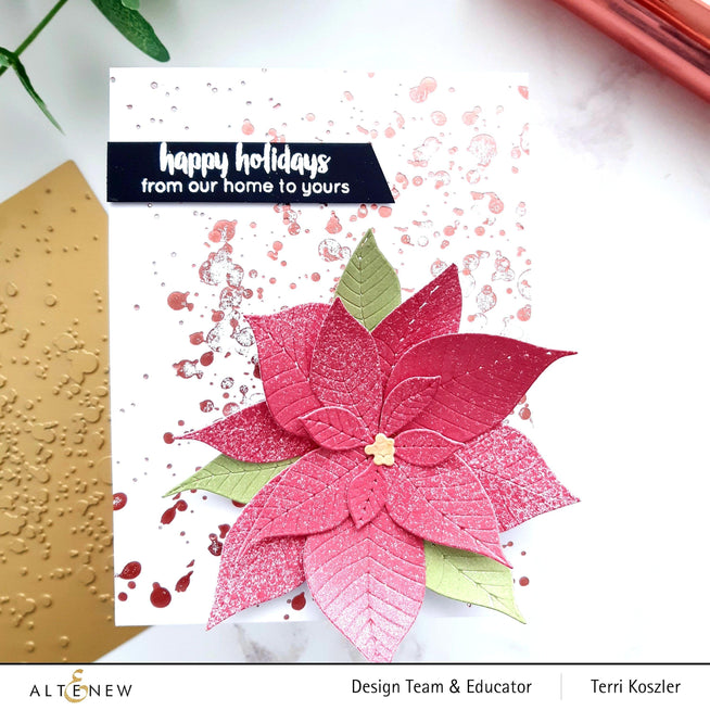 Part A-Glitz Art Craft Co.,LTD Hot Foil Plate Z - Splatter Hot Foil Plate