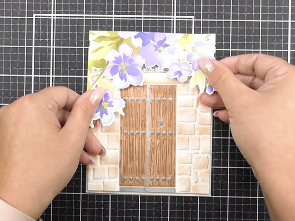 Add dimension and texture with the 3D embossing folder and die set.