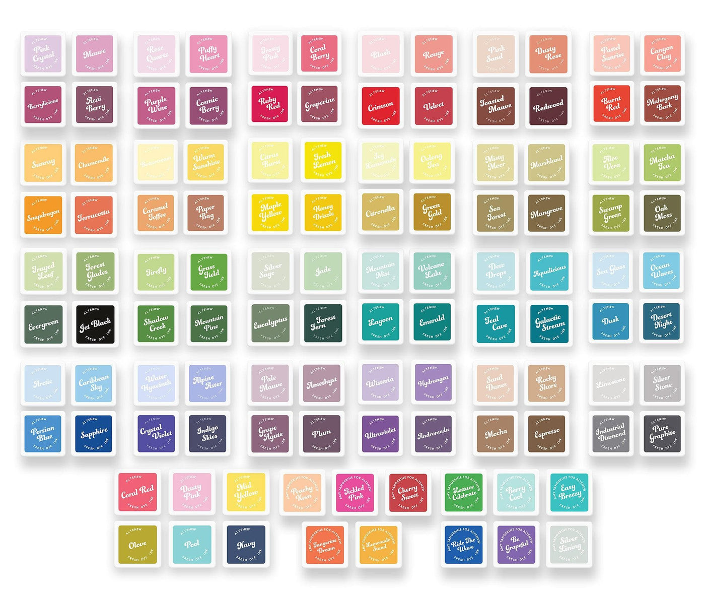 Altenew 114 Fresh Dye Ink Mini Cube Bundle