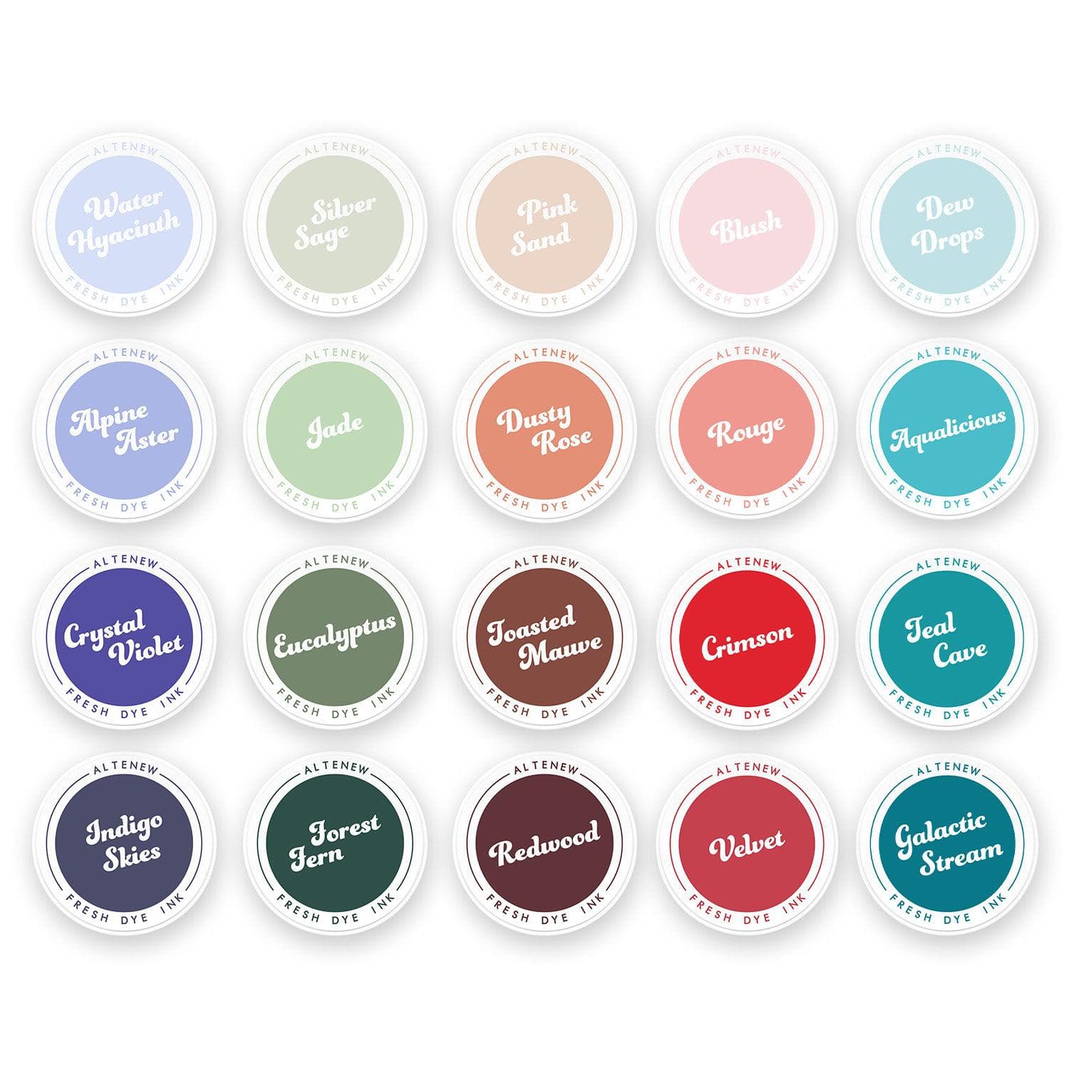 Altenew 20 Fresh Dye Ink Bundle