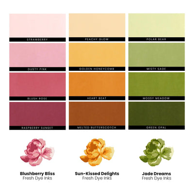 Botanical Brilliance Fresh Dye Ink Full Release Bundle