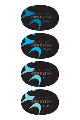 Altenew Ink Bundle Deep Blue Seas Crisp Dye Ink Oval Set