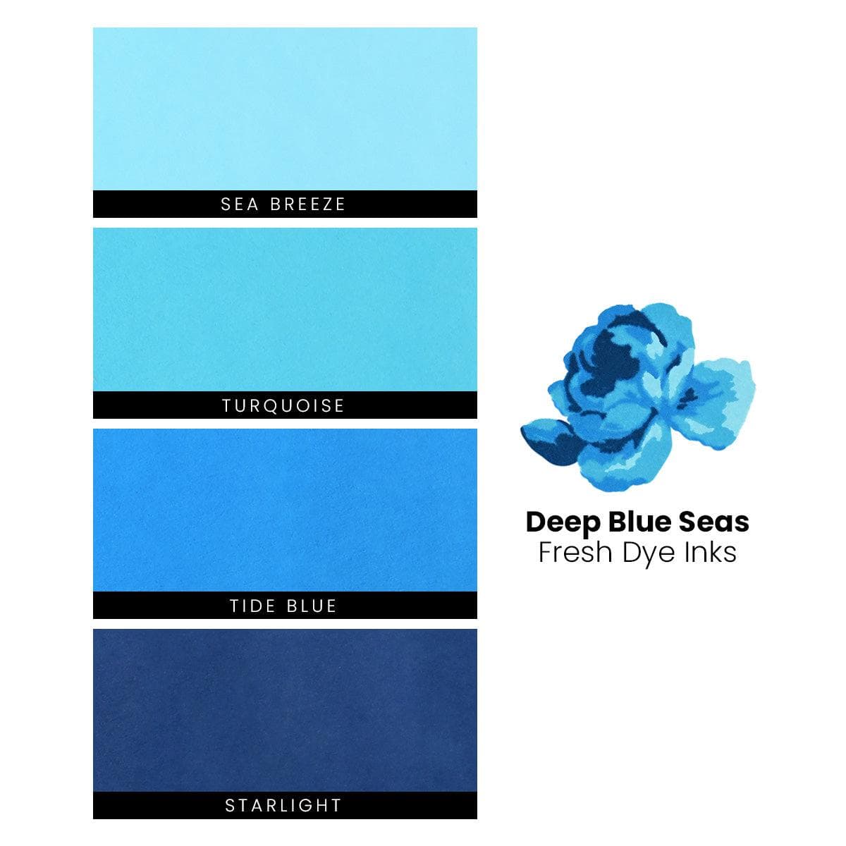 Deep Blue Seas Fresh Dye Ink