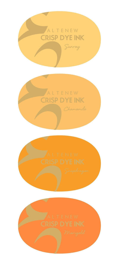 Altenew Ink Bundle Golden Sunset Crisp Dye Ink Oval Set