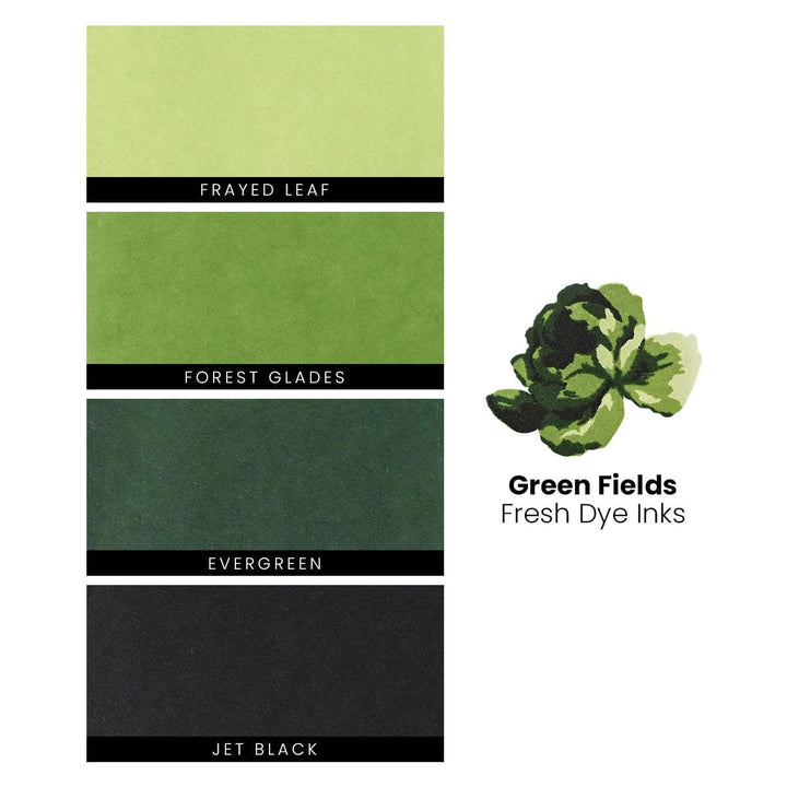 Altenew Ink Bundle Green Fields Fresh Dye Ink