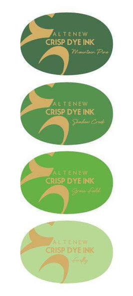 Altenew Ink Bundle Green Valley Crisp Dye Ink Oval Set