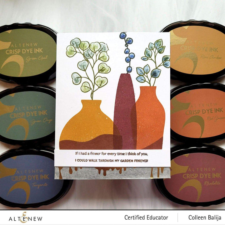 Altenew Ink Bundle Jewel Tones Crisp Dye Ink Oval Set