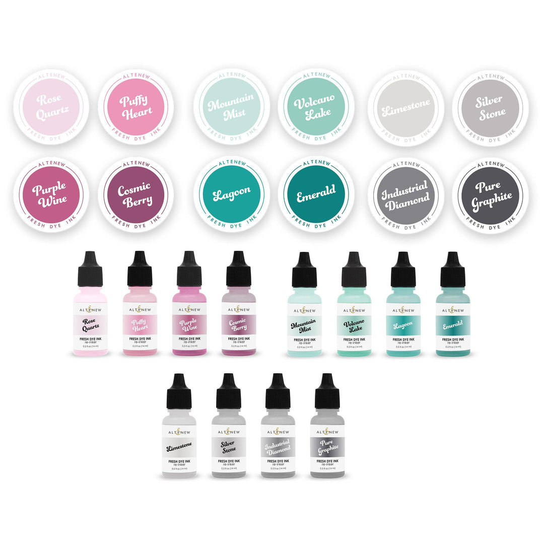 Altenew Ink Bundle Nature's Essence Fresh Dye Ink Full Release Bundle