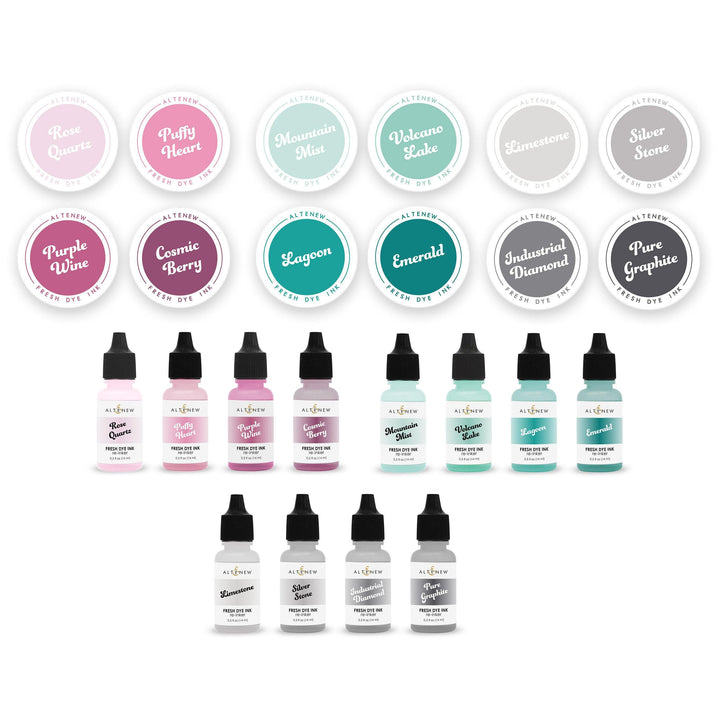 Altenew Ink Bundle Nature's Essence Fresh Dye Ink Full Release Bundle