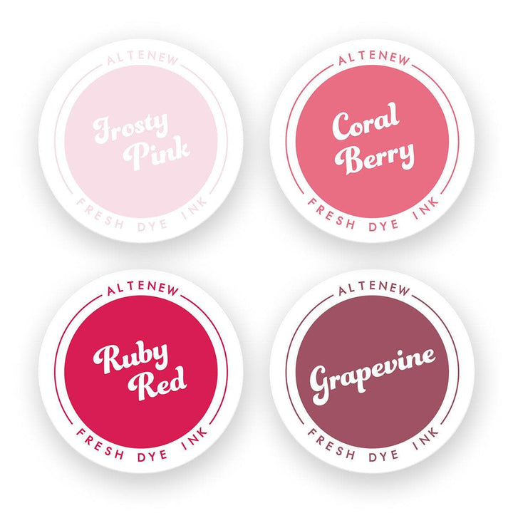 Altenew Ink Bundle Red Cosmos Fresh Dye Ink Bundle