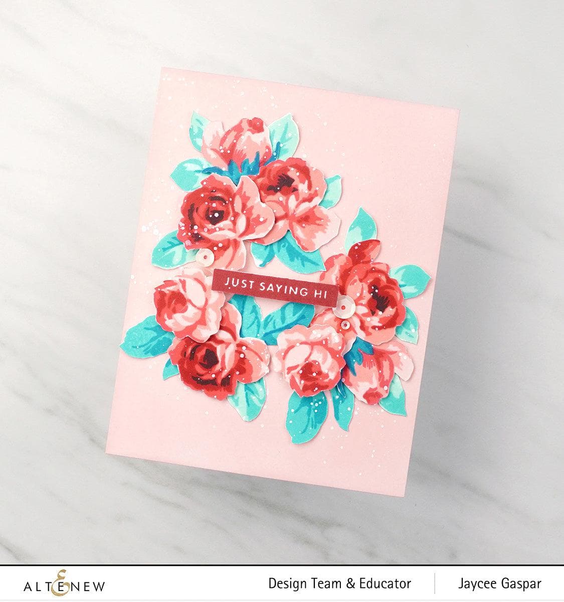 Red Sunset Fresh Dye Inks (Blush, Rouge, Crimson, Velvet) | Altenew