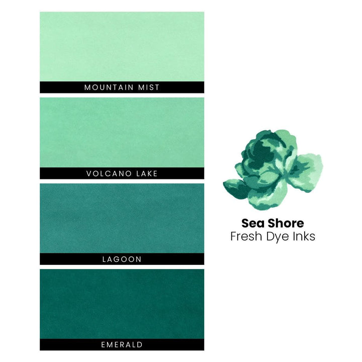 Altenew Ink Bundle Sea Shore Fresh Dye Ink Bundle