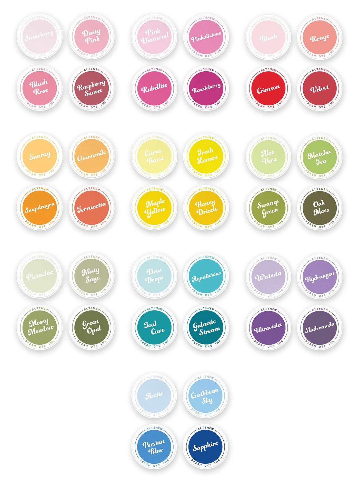 Secret Garden 2025 Complete Fresh Dye Ink Bundle