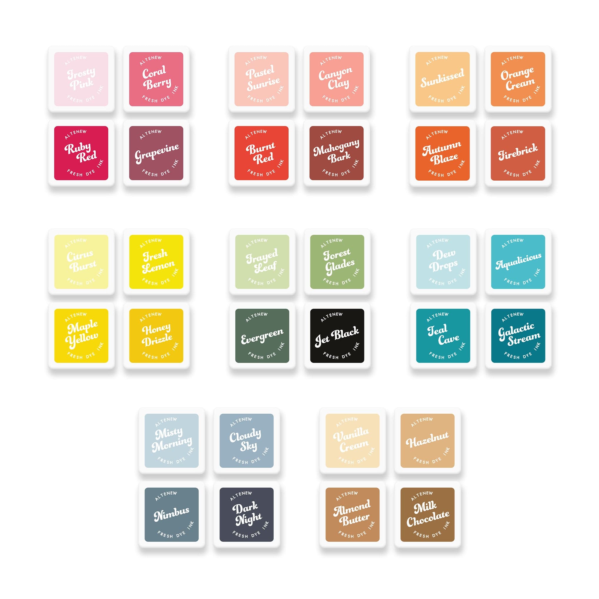 Secret Garden 2026 Complete Fresh Dye Ink Add-on Bundle | Altenew