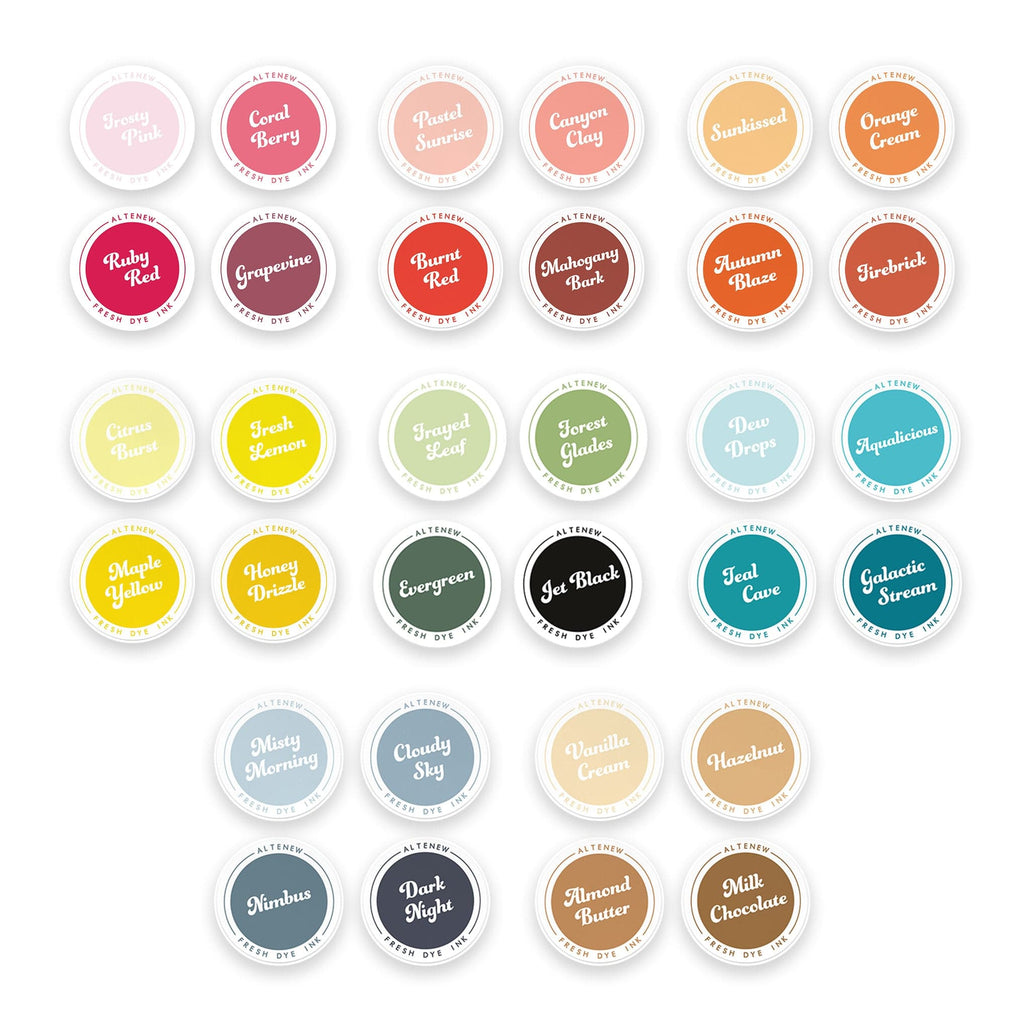 Secret Garden 2026 Complete Fresh Dye Ink Add-on Bundle | Altenew