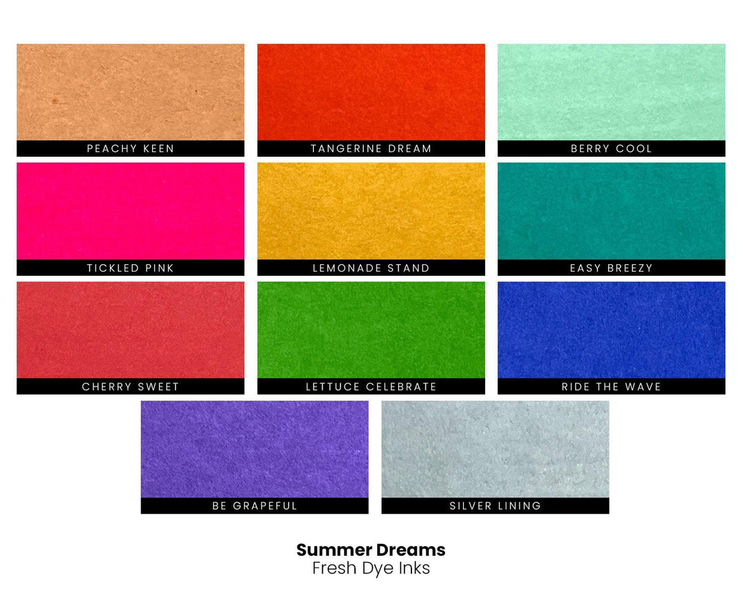 Altenew Ink Bundle Summer Dreams Fresh Dye Ink