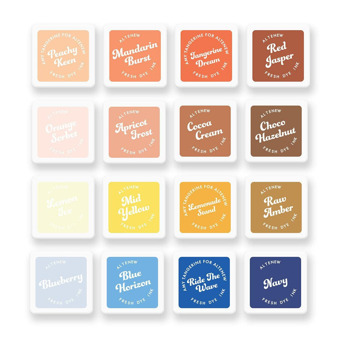 Summertime Shades Fresh Dye Ink Mini Cube Bundle
