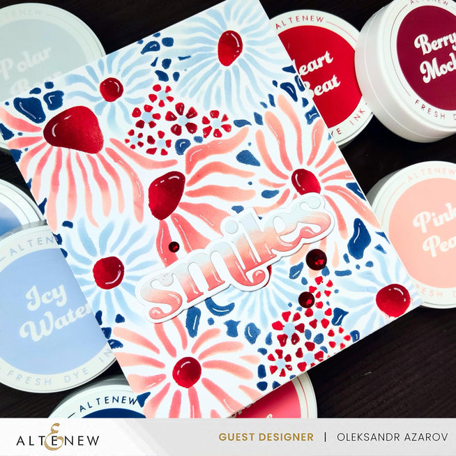 Altenew Tea Party Fresh Dye Ink Bundle with vibrant ink pads in pastel shades for stamping and crafting projects.