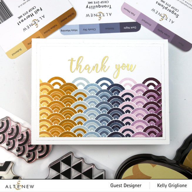 Altenew Ink Bundle Tranquility Crisp Dye Ink Oval Bundle