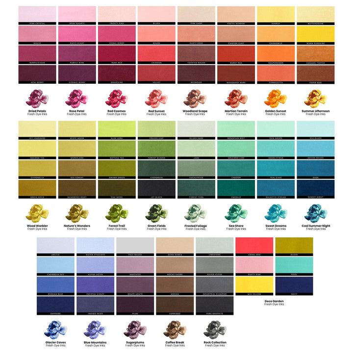 Vividly Versatile Fresh Dye Ink Bundle