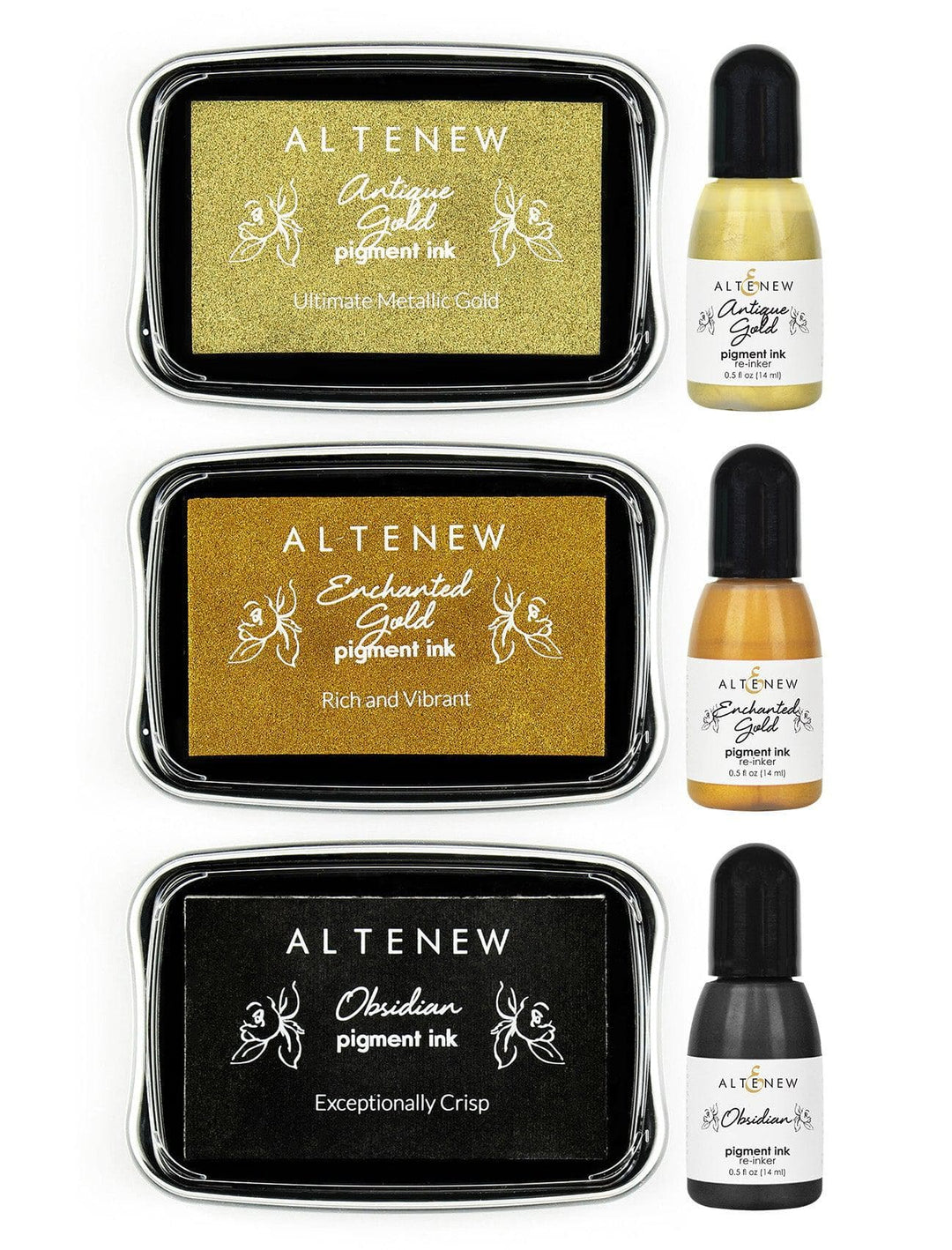 Altenew Ink & Re-inker Bundle Pigment Ink & Re-inker Complete Bundle