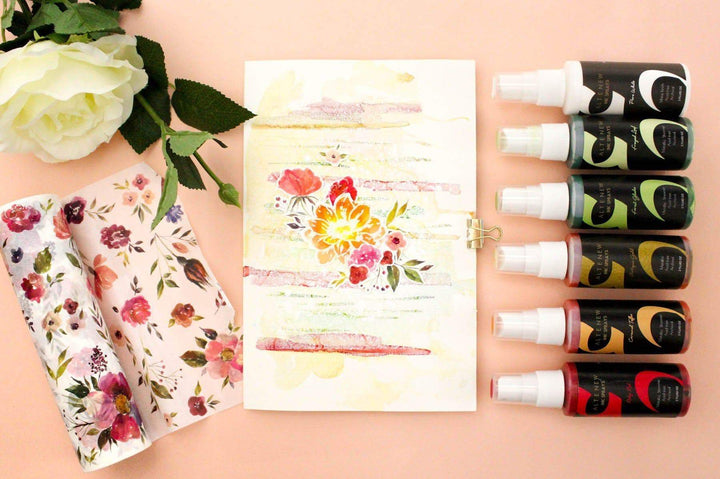 Stewart Superior Ink Spray Frosty Pink Metallic Shimmer Ink Spray