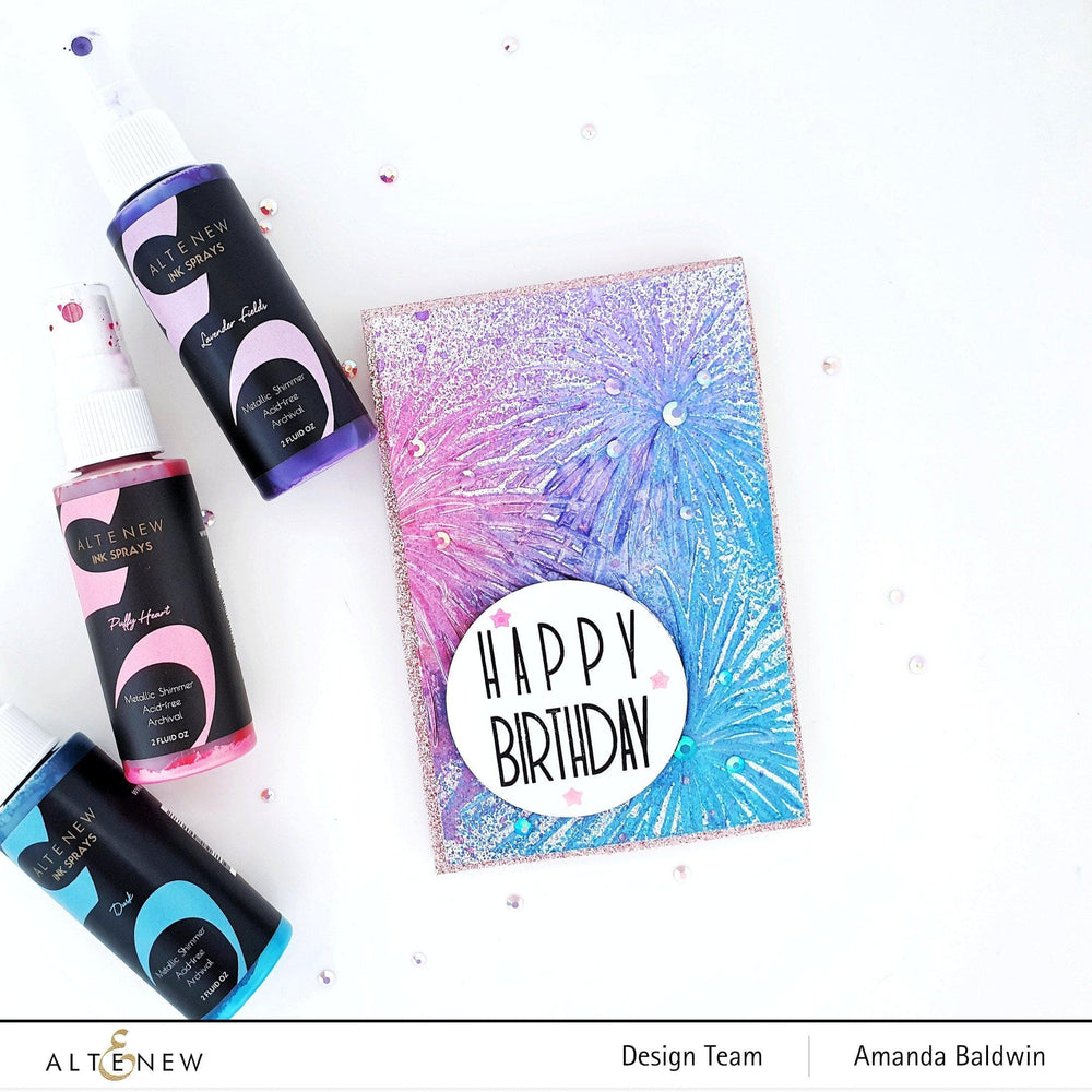 Stewart Superior Ink Spray Lavender Fields Metallic Shimmer Ink Spray