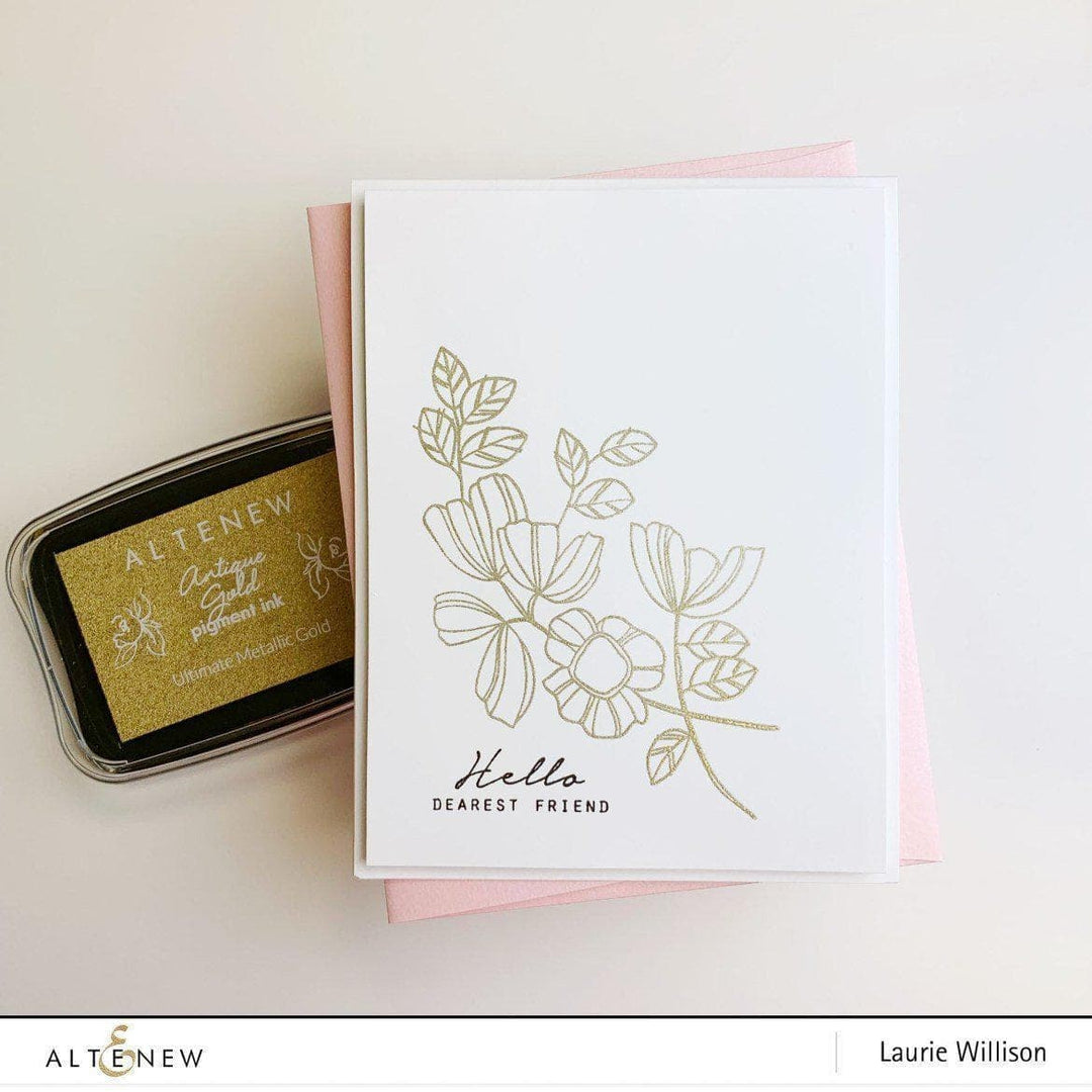 Tsukineko Inks Antique Gold Pigment Ink