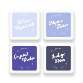 Stewart Superior Inks Blue Mountains Fresh Dye Ink Mini Cube Set