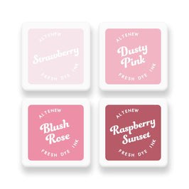 Blushberry Bliss Fresh Dye Ink Mini Cube Set