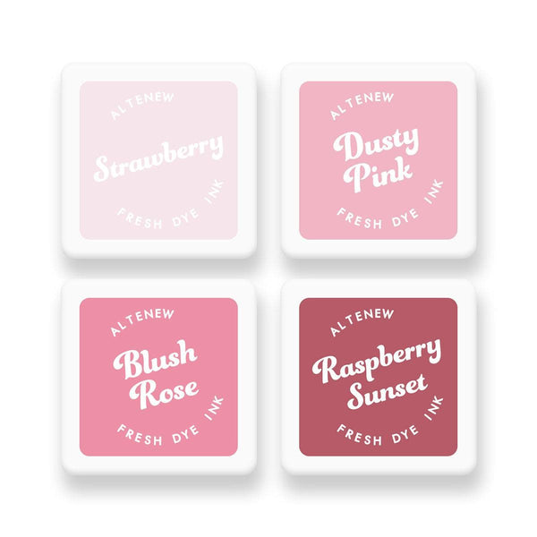 Blushberry Bliss Fresh Dye Ink Mini Cube Set