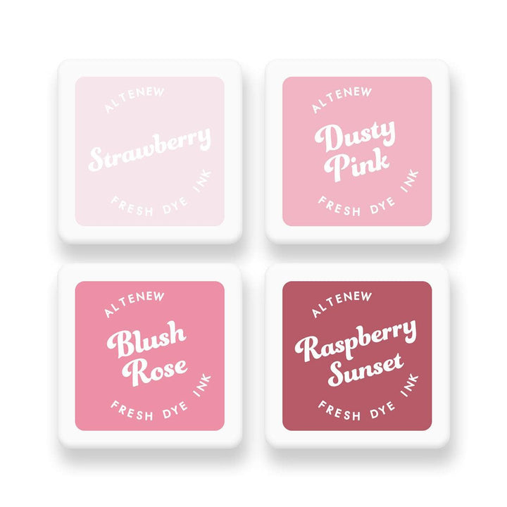 Blushberry Bliss Fresh Dye Ink Mini Cube Set